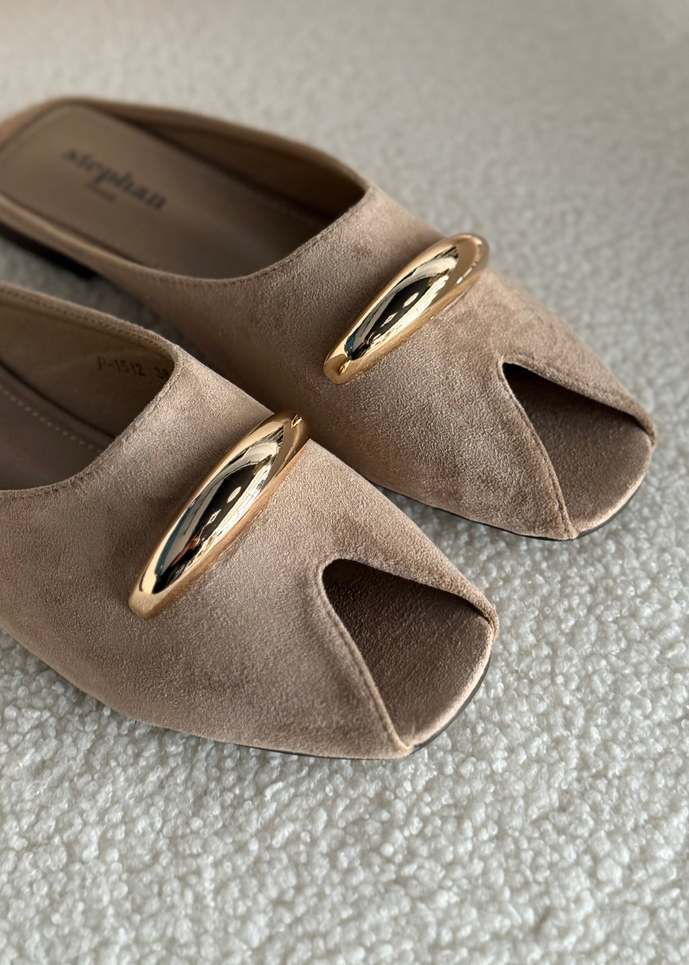 Mules THEVICE in suede beige