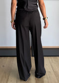 Carica l'immagine nel visualizzatore della galleria, Pantalone nero sartoriale - ZAHJR
