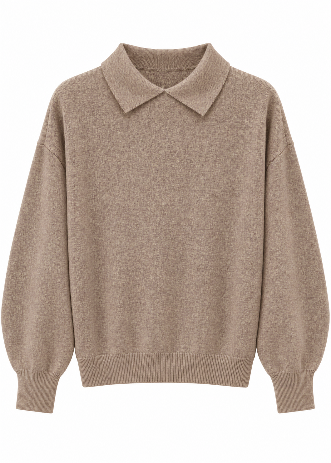 Maglia polo tortora - ZAHJR