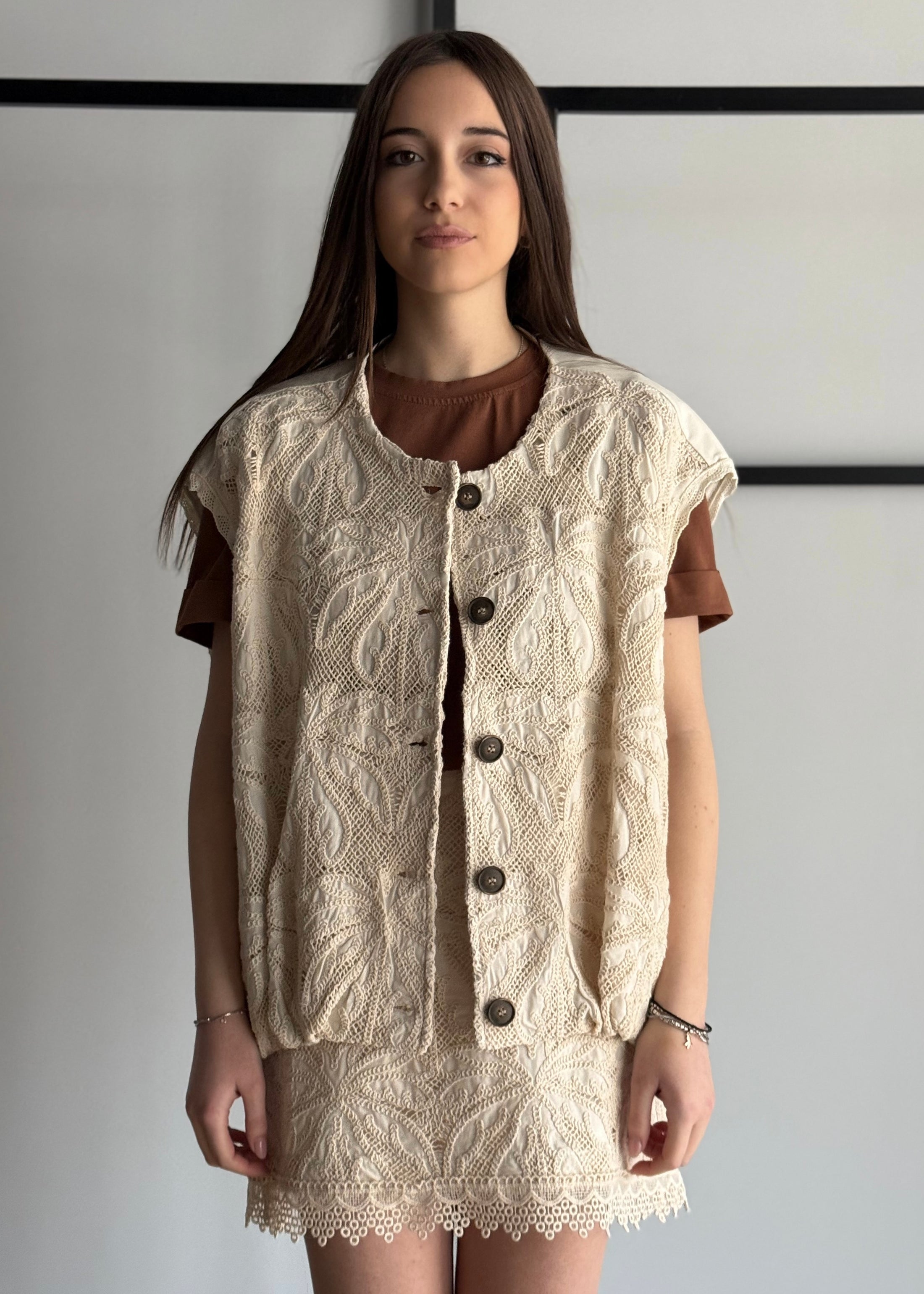 Gonna PHILIALOFT ricamata