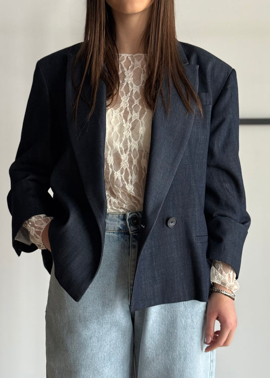 Blazer KONTATTO blu denim