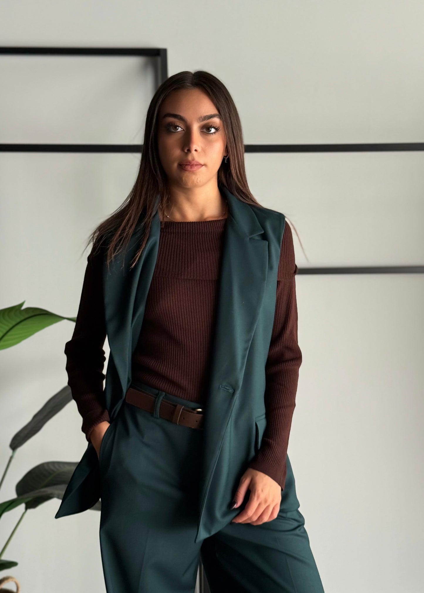 Gilet doppiopetto con revers -ZAHJR