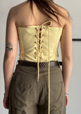 Carica l'immagine nel visualizzatore della galleria, Top bustier THEVICE giallo
