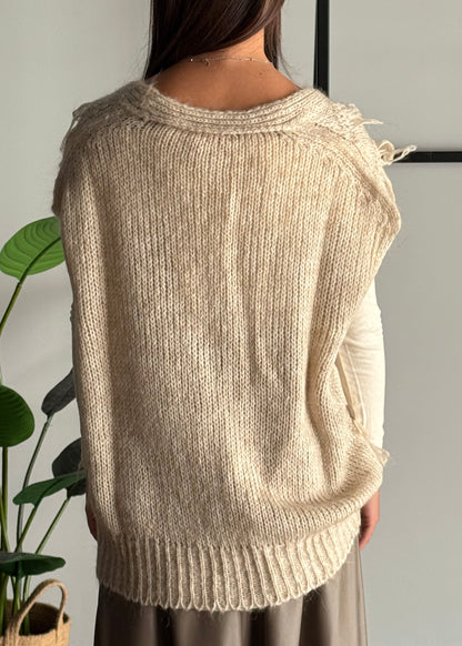 Gilet con frange -KONTATTO