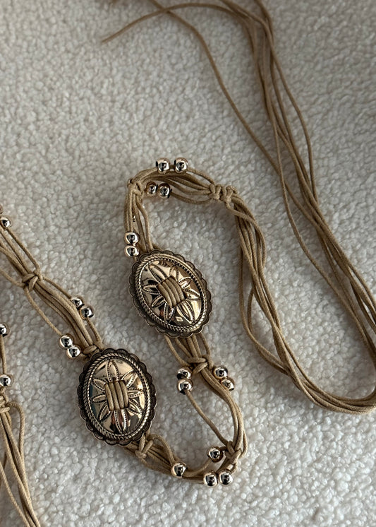 Cintura THEVICE in corda beige