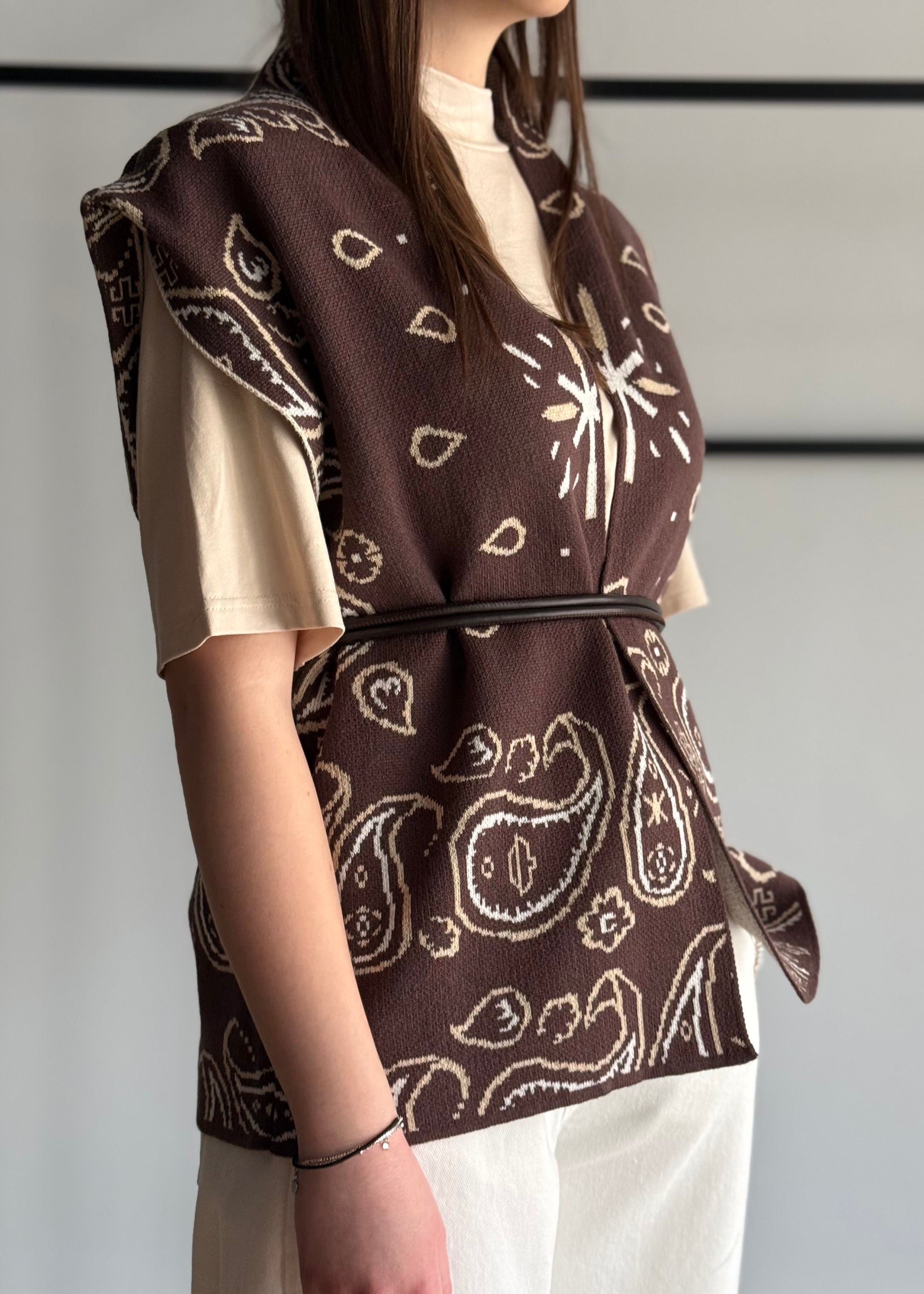 Gilet KONTATTO jacquard