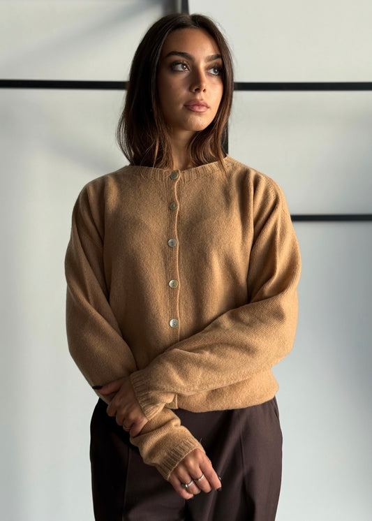 Cardigan corto in maglia -KONTATTO