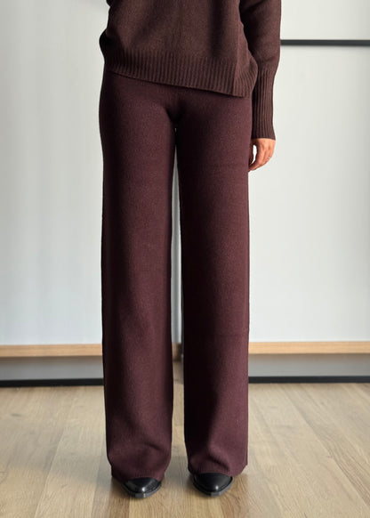 Pantaloni in viscosa a palazzo -KONTATTO