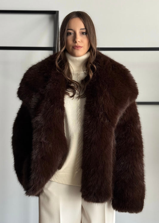 Eco-pelliccia KONTATTO moro