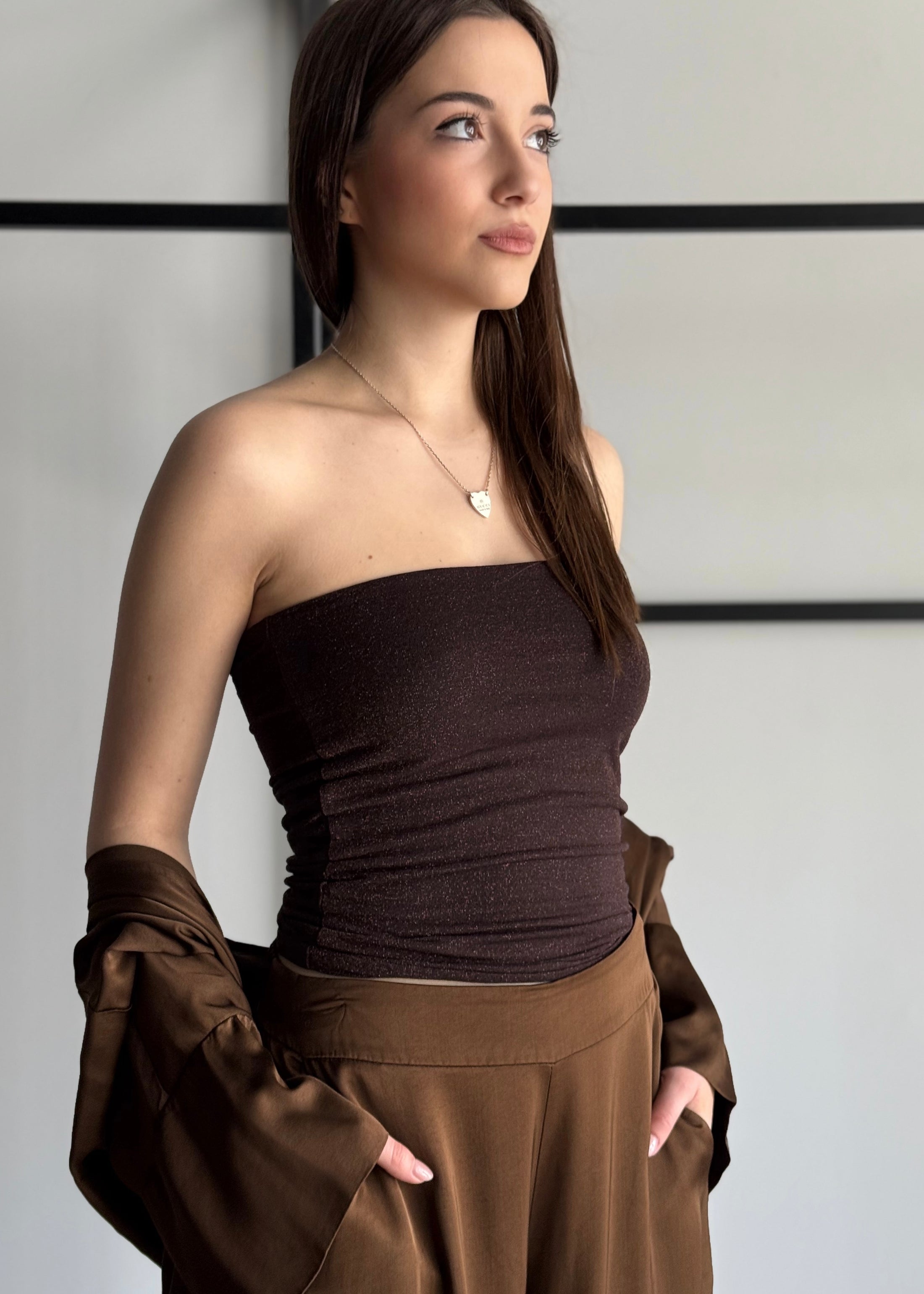 Top ZAHJR in lurex moro