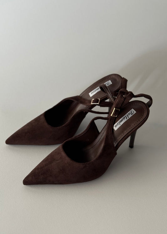 Décolleté Slingback THEVICE in camoscio