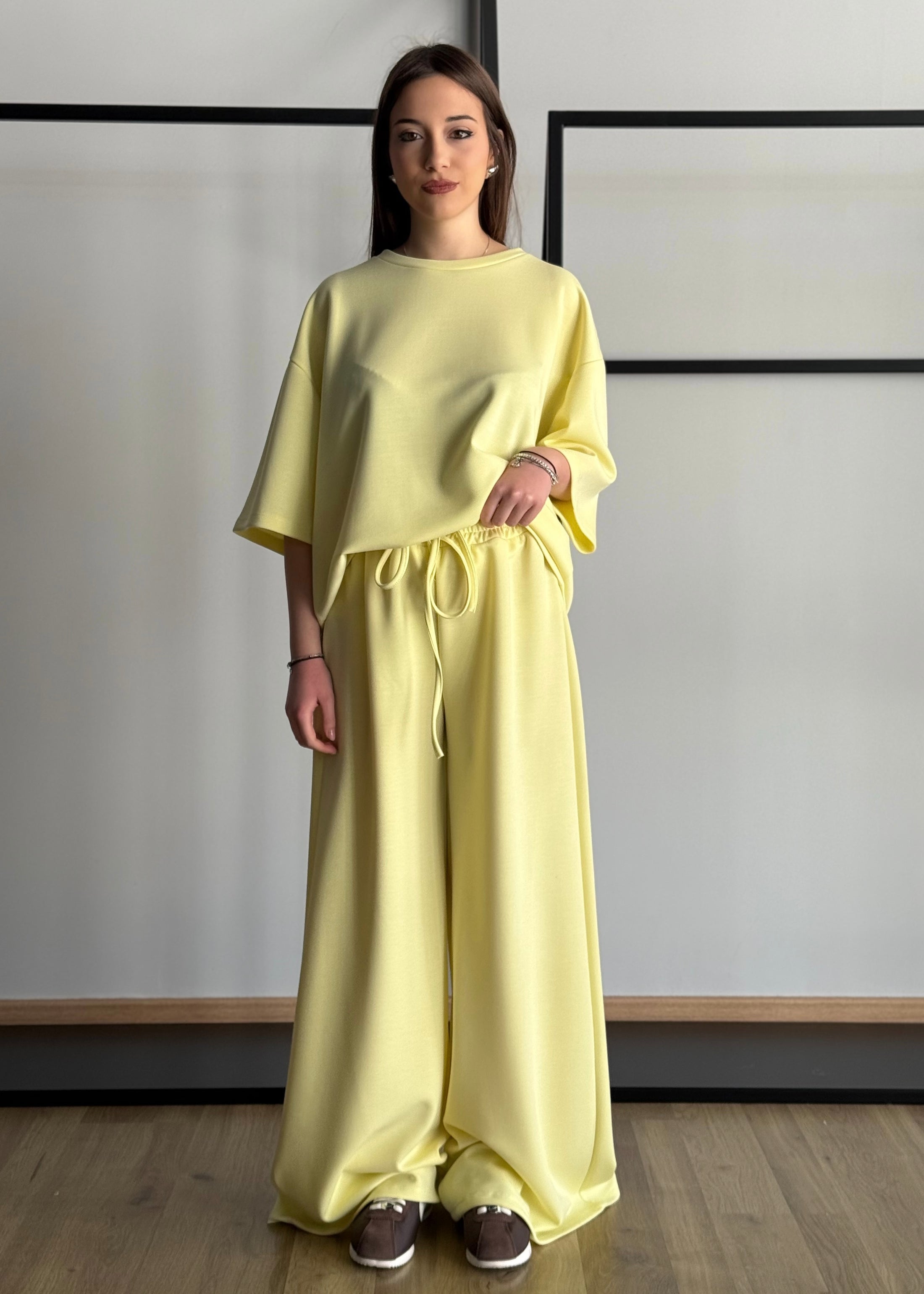 Felpa over ZAHJR giallo