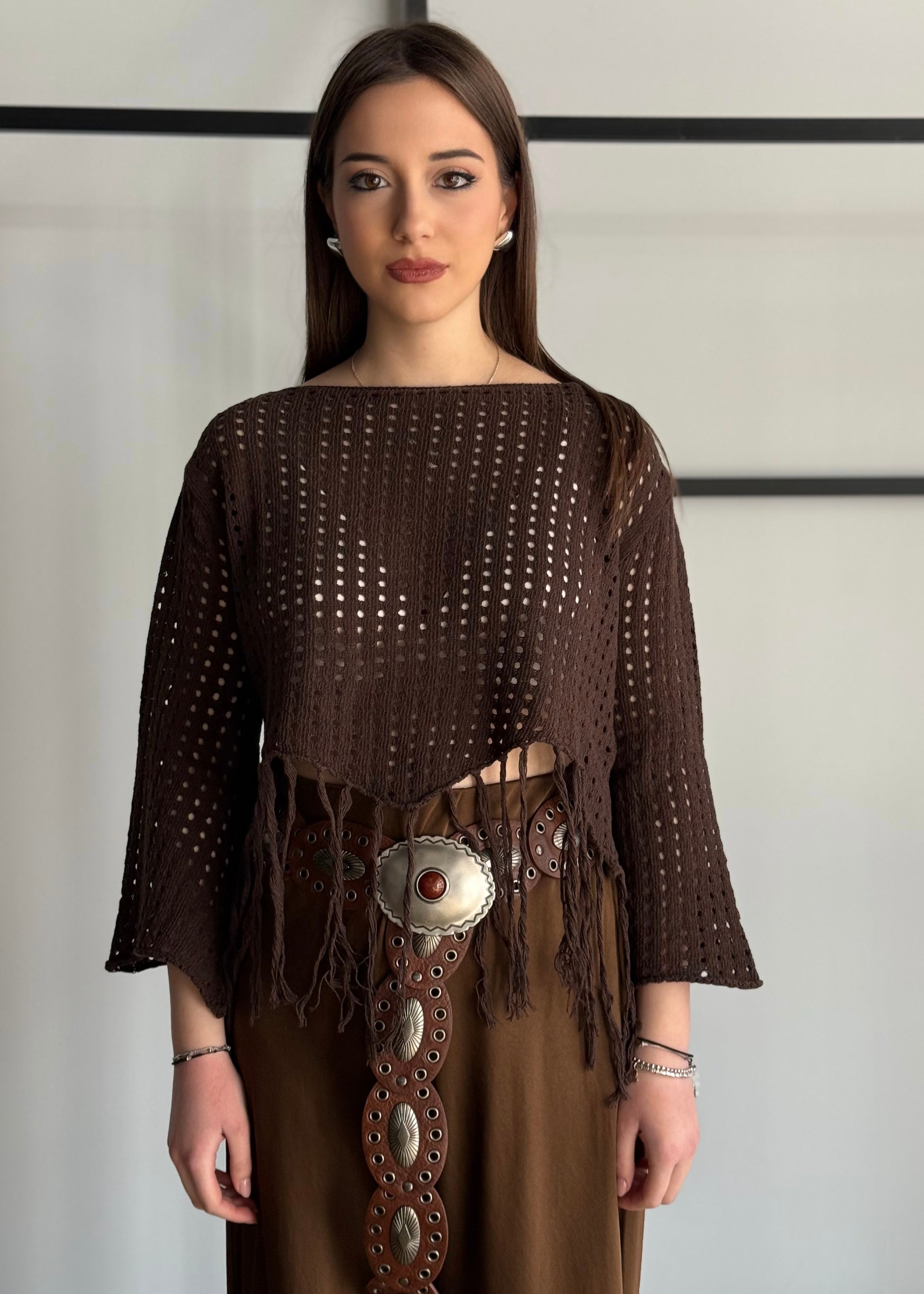 Maglia KONTATTO con frange