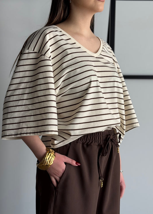 T-shirt PHILIALOFT a righe