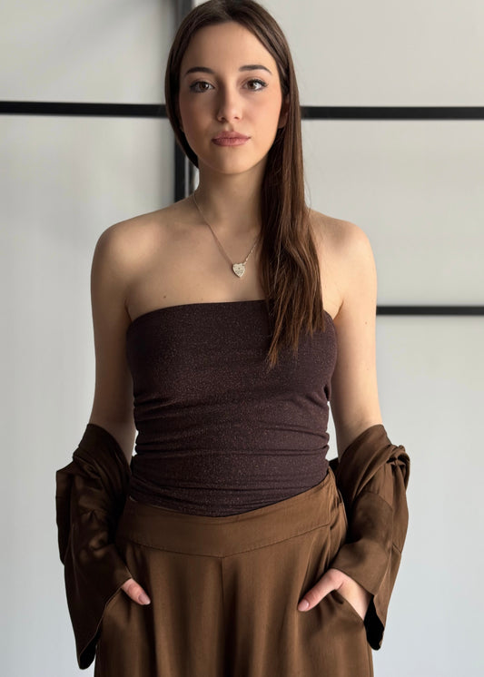 Top ZAHJR in lurex moro