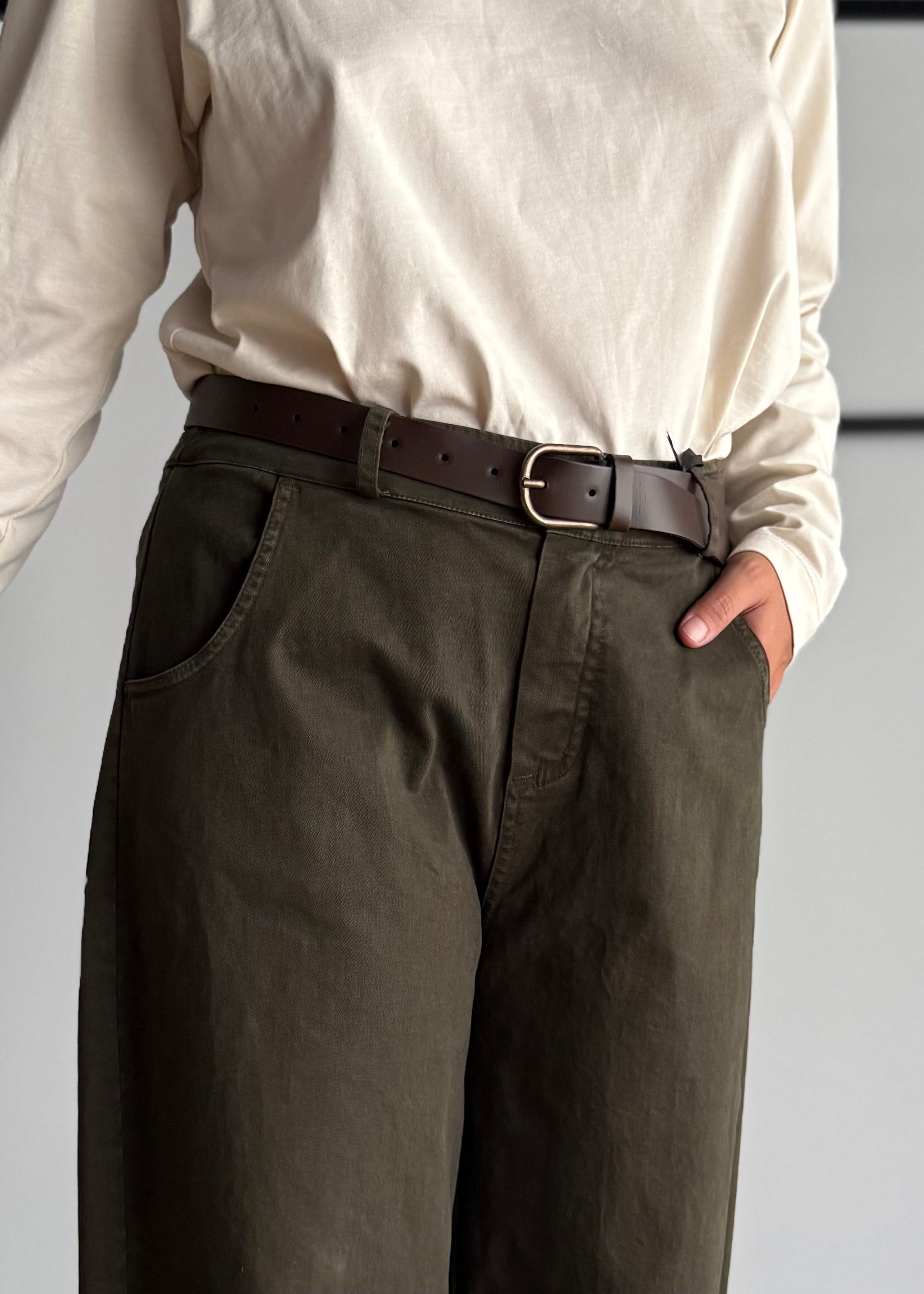 Pantalone militare balloon con cintura - ZAHJR