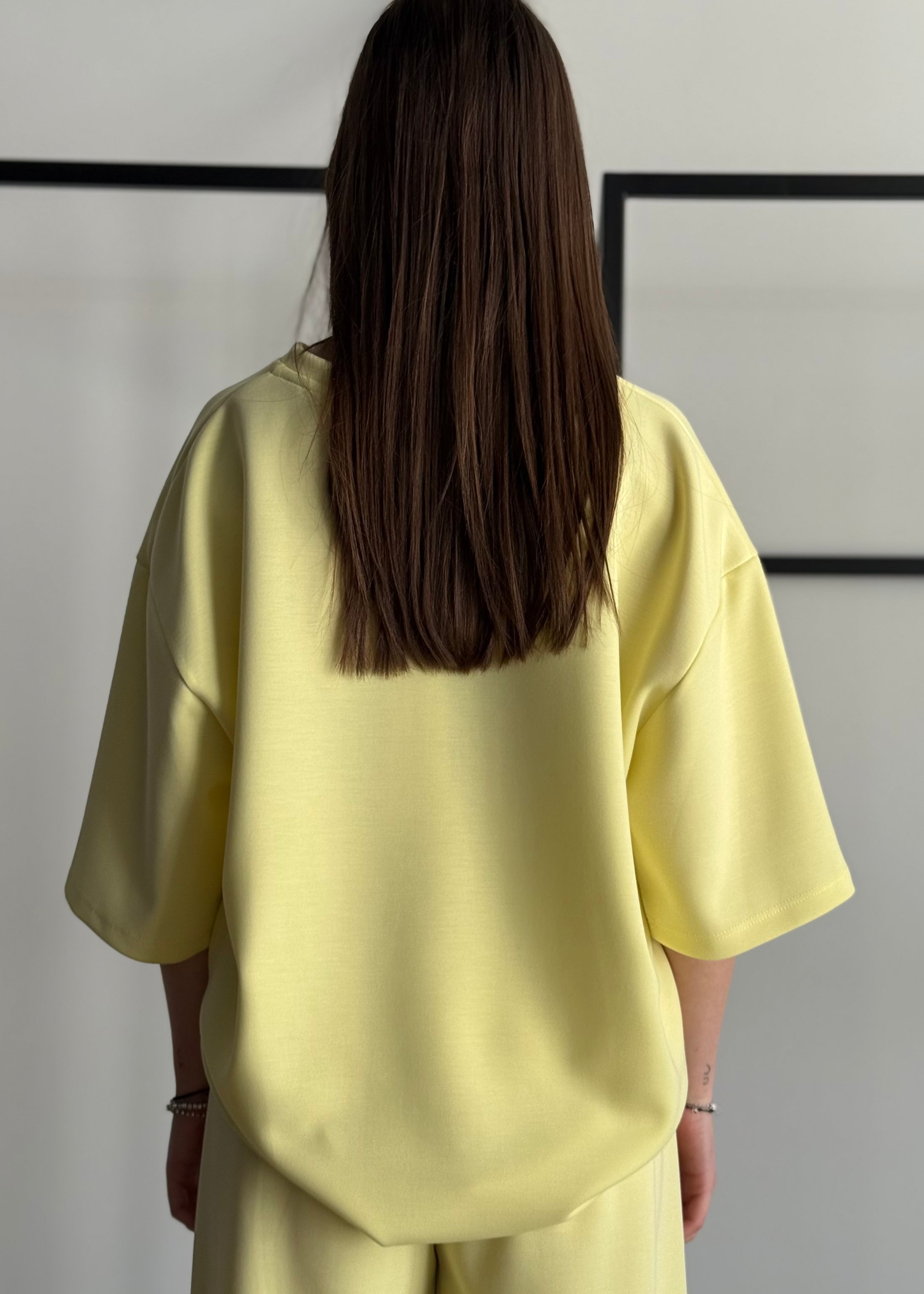 Felpa over ZAHJR giallo