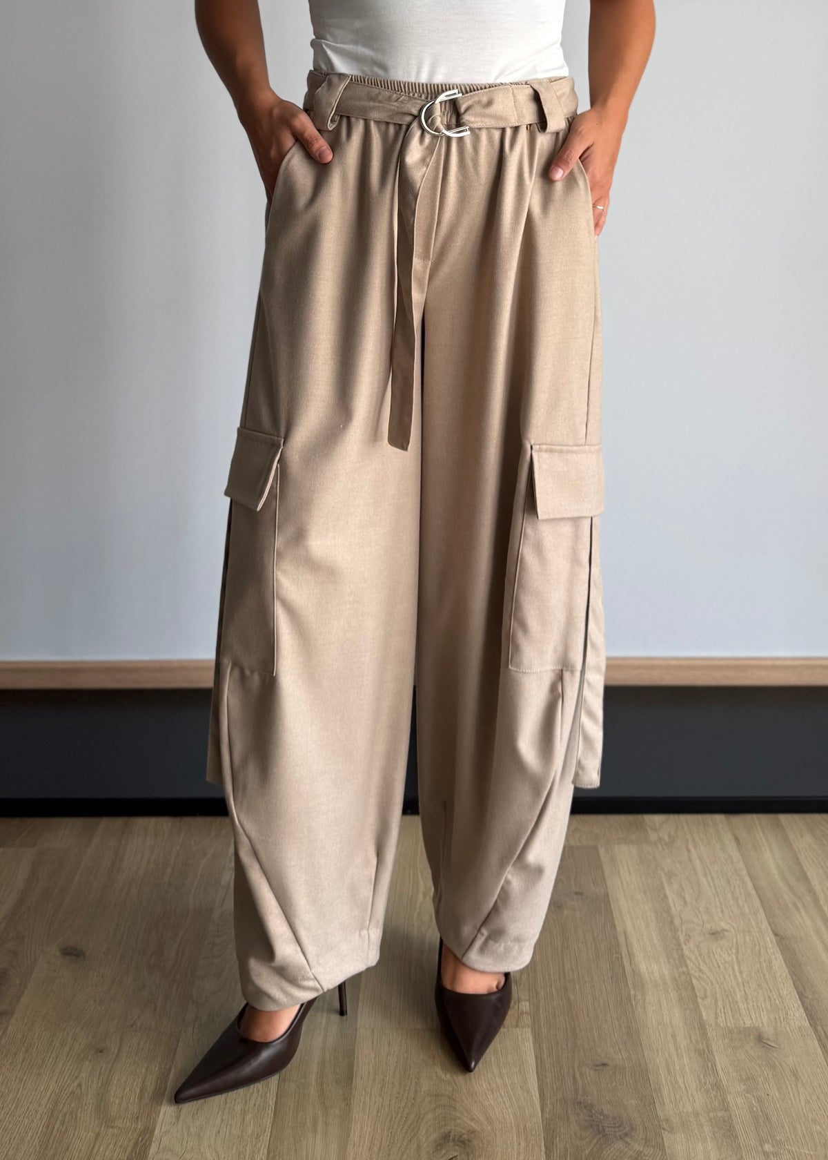 Pantalone cargo con cintura - PHILIALOFT