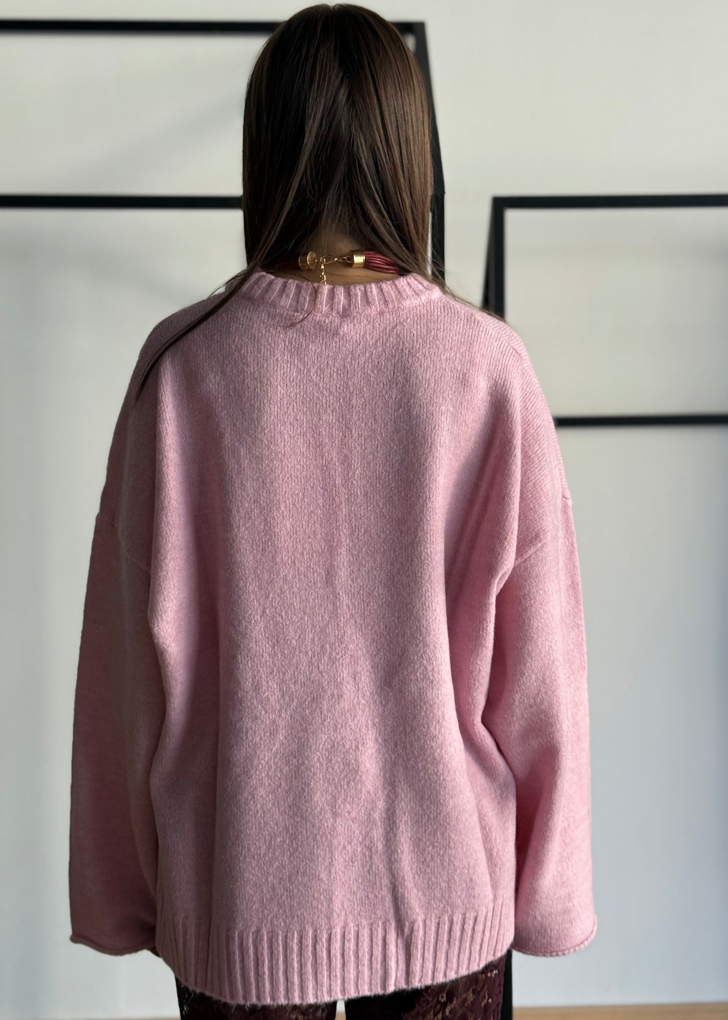 Maglia over in misto lana -KONTATTO