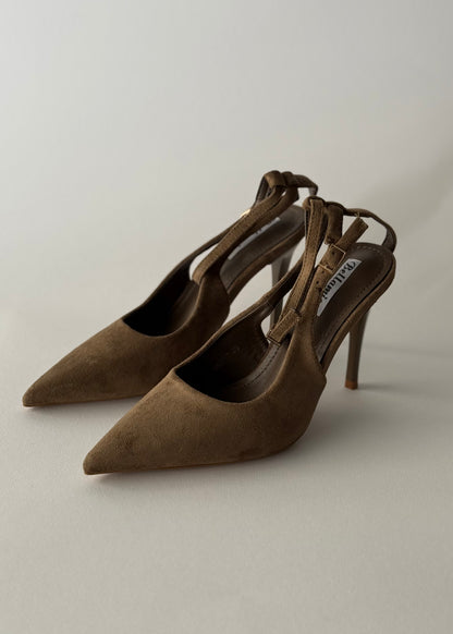 Décolleté Slingback THEVICE in camoscio