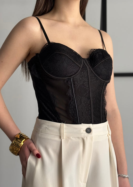Corsetto bustier THEVICE in pizzo