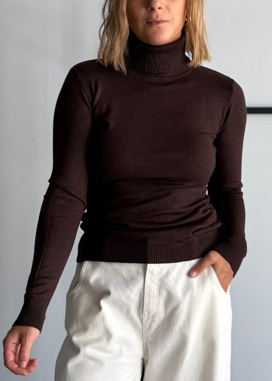 Dolcevita in maglia moro - ZAHJR
