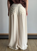 Carica l'immagine nel visualizzatore della galleria, Pantalone palazzo ZAHJR con cintura borchiata

