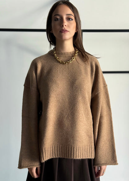 Maglia over in misto lana -KONTATTO