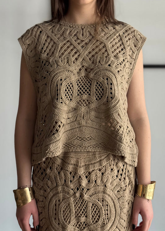 Top PHILIALOFT in crochet