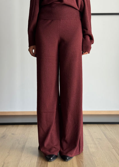 Pantaloni palazzo in misto lana -KONTATTO
