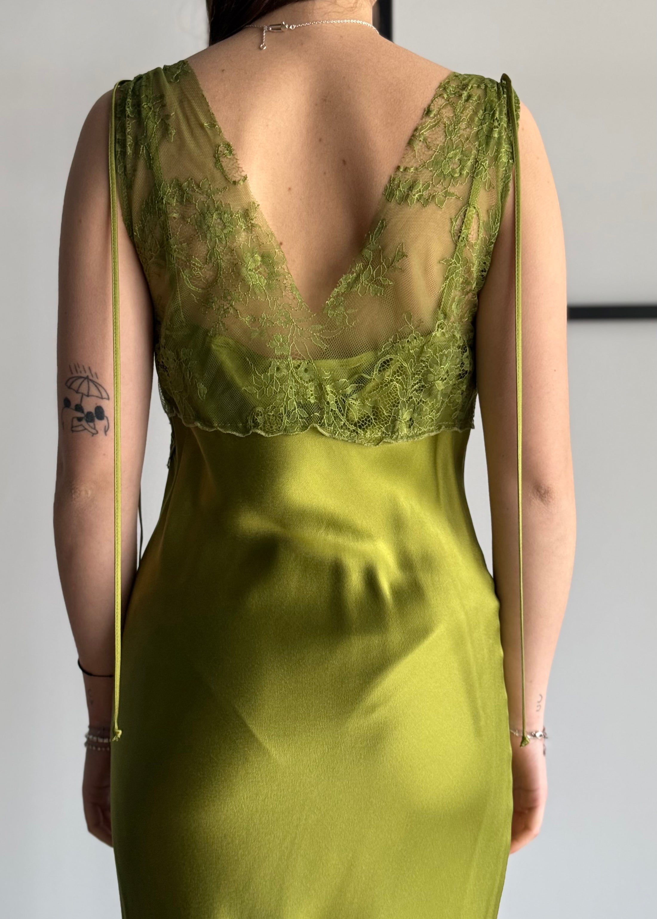 Abito lungo KONTATTO con pizzo