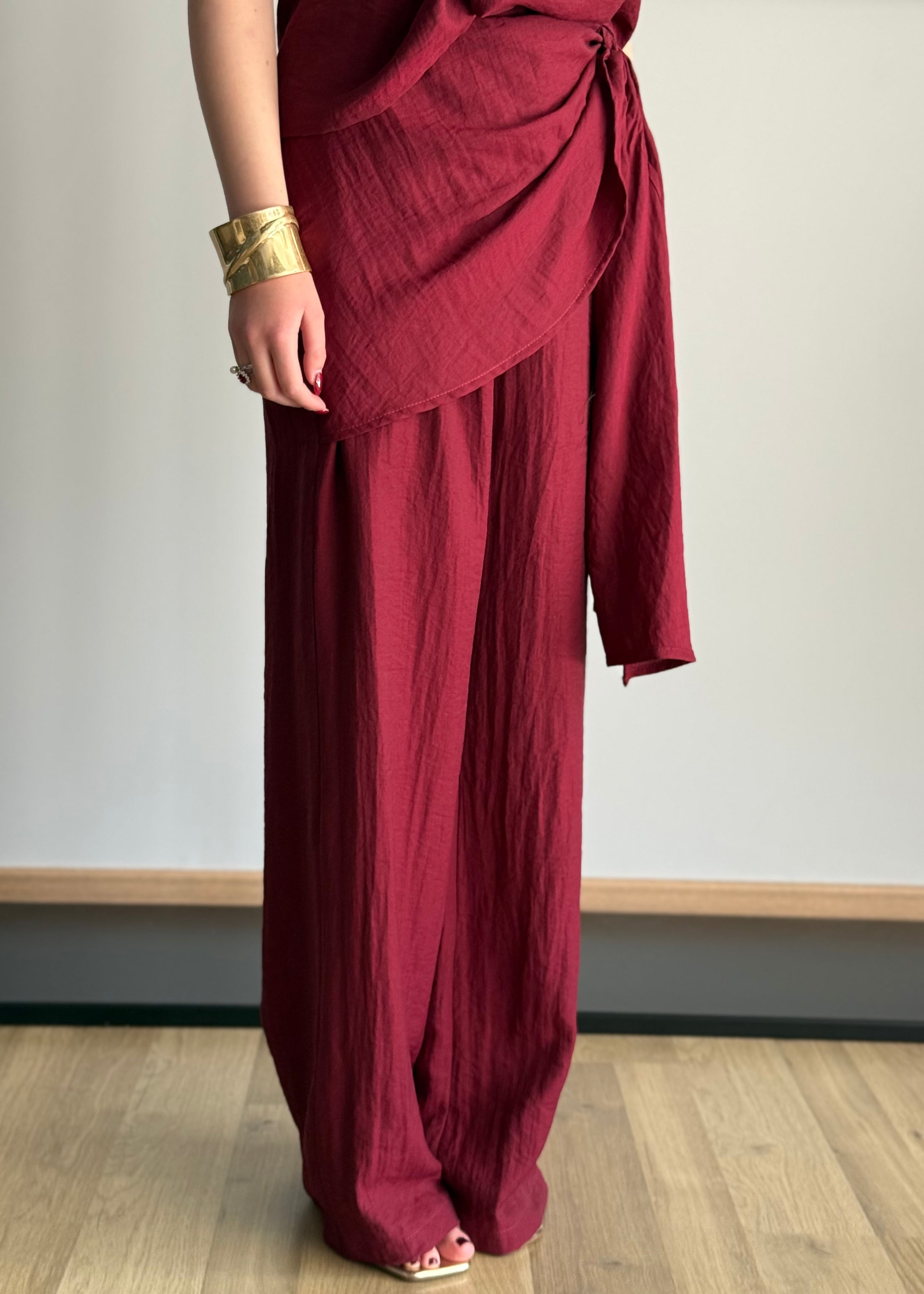 Pantalone PHILIALOFT con drappeggio