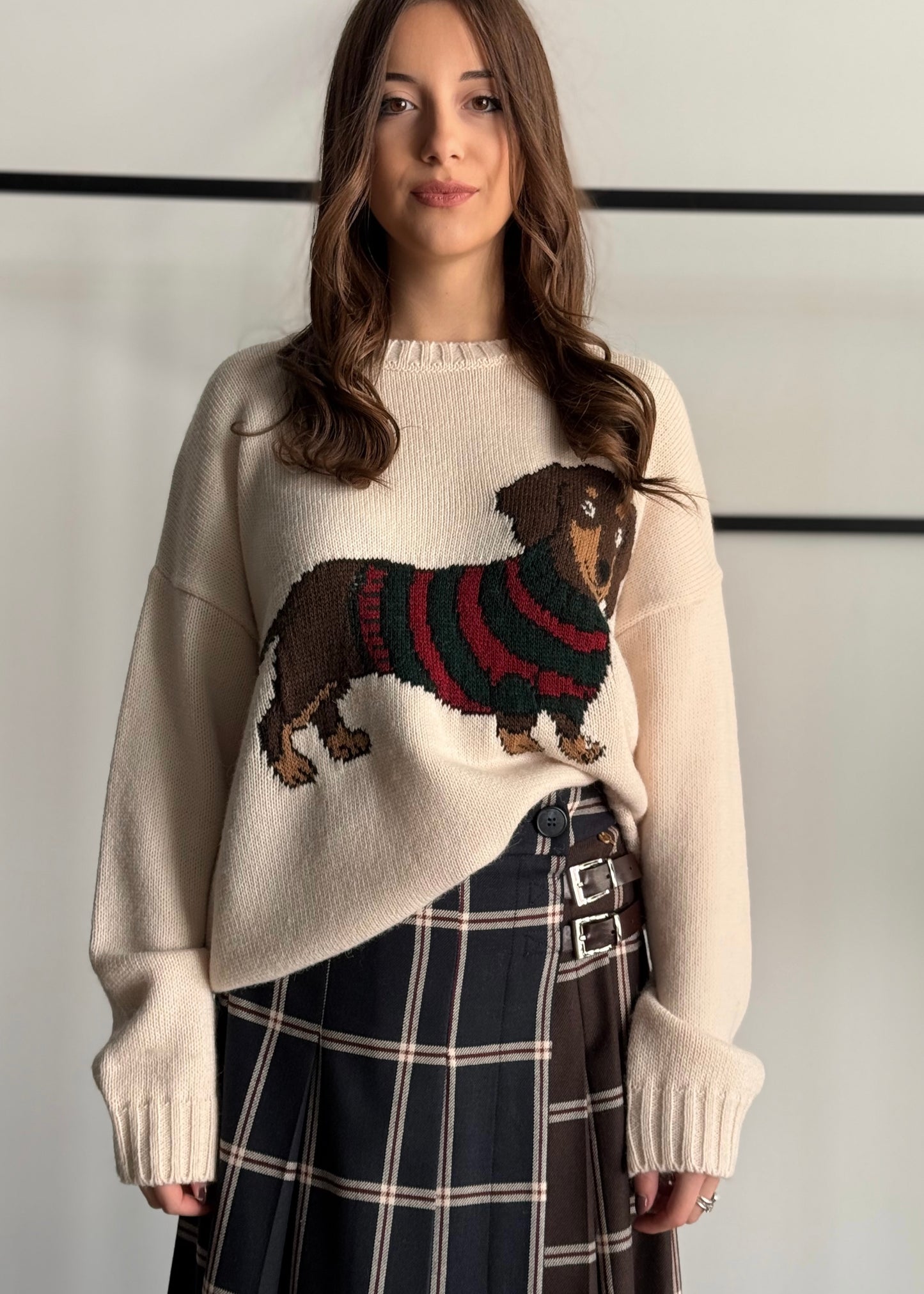 Maglia PHILIALOFT over con bassotto