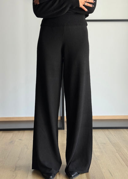 Pantaloni palazzo in misto lana -KONTATTO