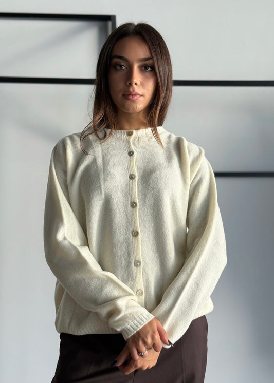 Cardigan corto in maglia -KONTATTO
