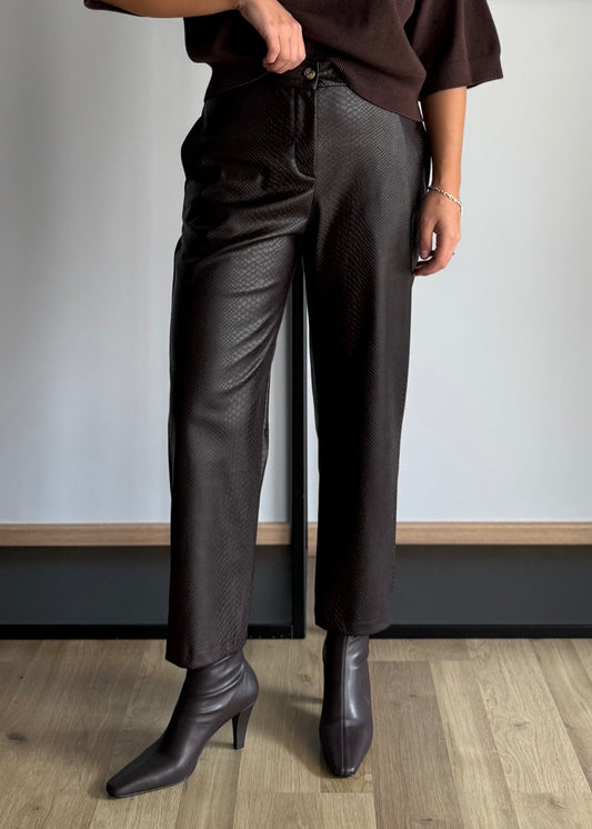 Pantalone moro effetto pitone - ZAHJR