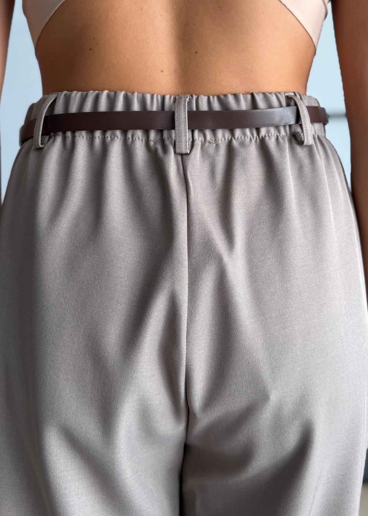 Pantalone Tortora a palazzo - ZAHJR