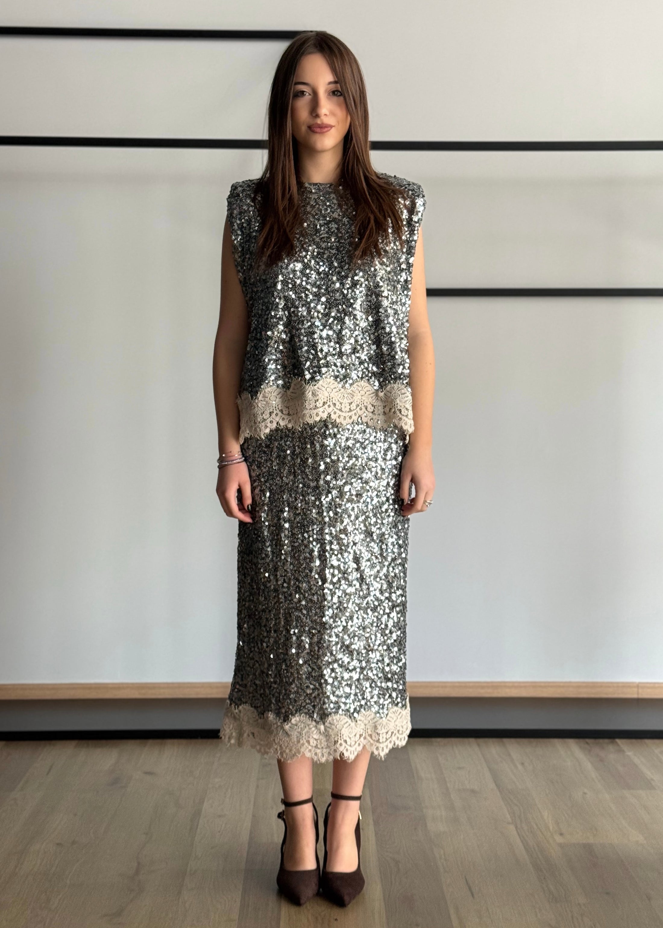 Gonna PHILIALOFT in paillettes