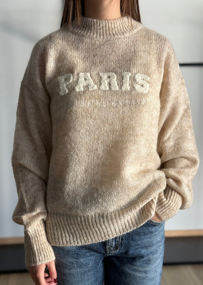 Maglia con ricamo -KONTATTO