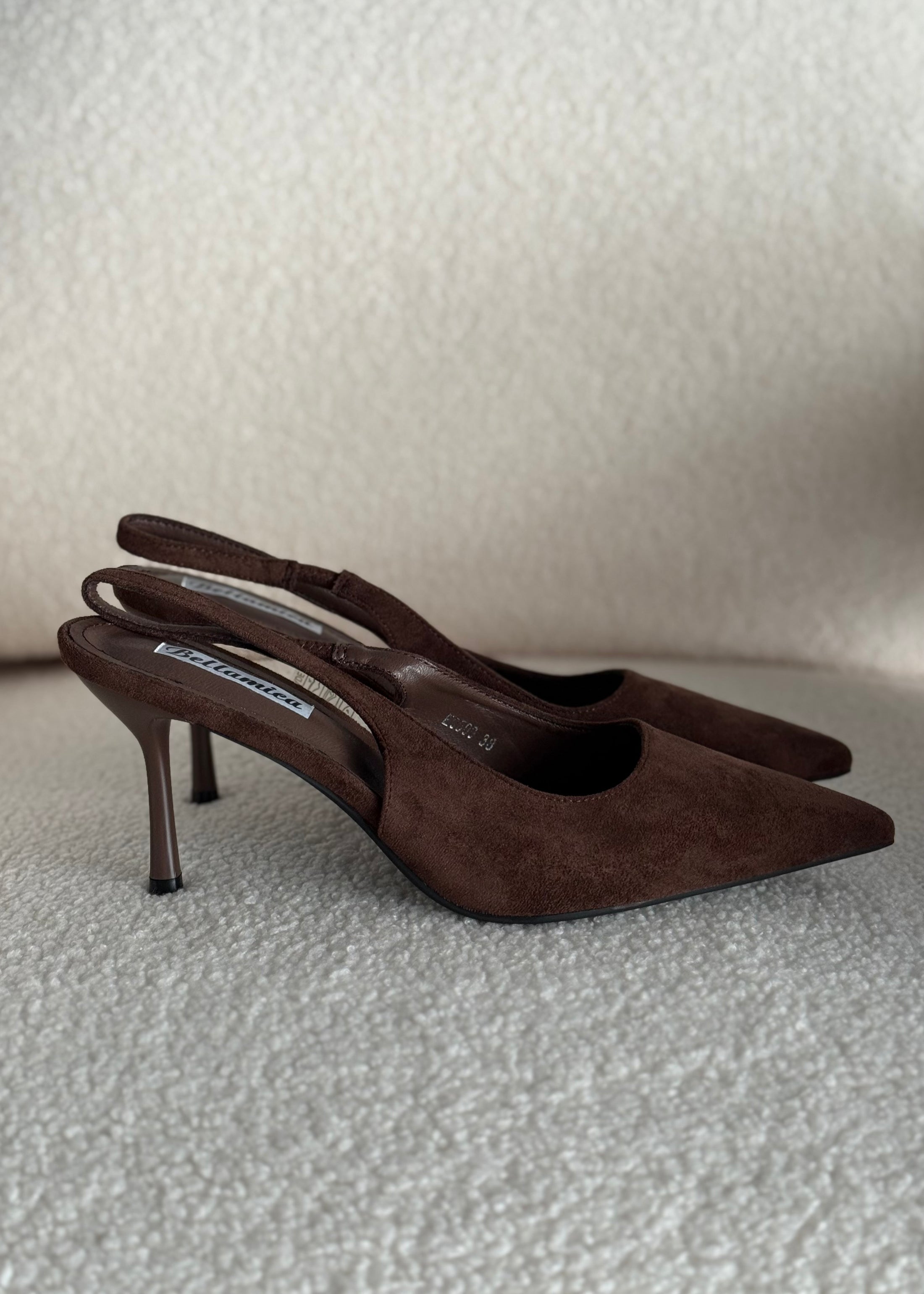 Décolleté Slingback THEVICE in suede moro