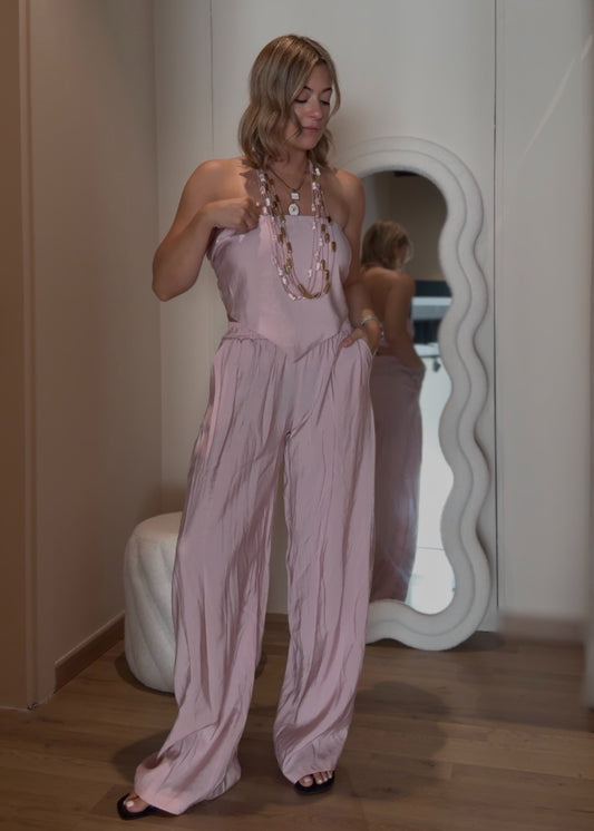 Coordinato palazzo & top fiocco rosa
