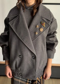 Carica l'immagine nel visualizzatore della galleria, Cappotto ZAHJR oversize

