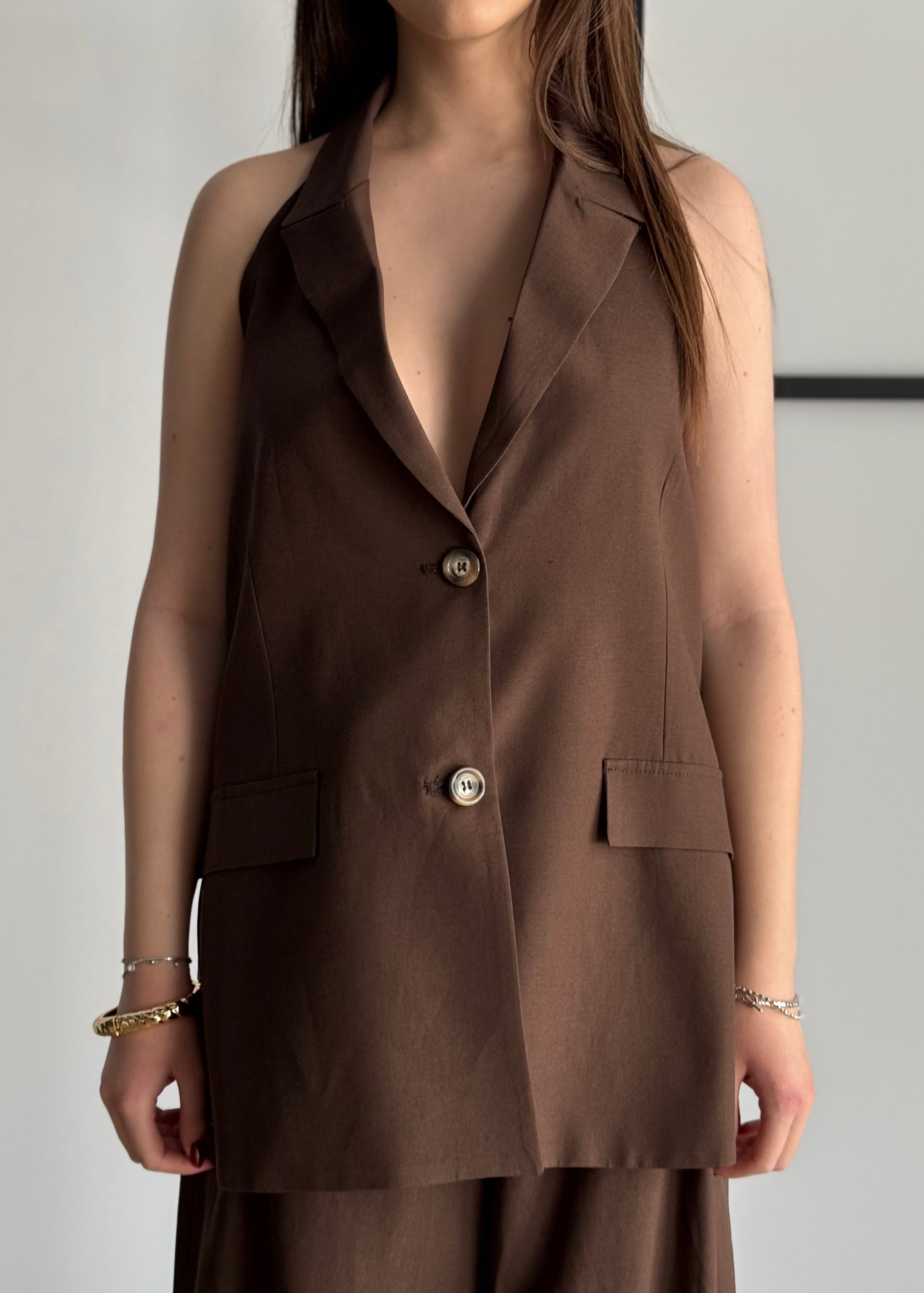 Gilet ZAHJR scollo halter