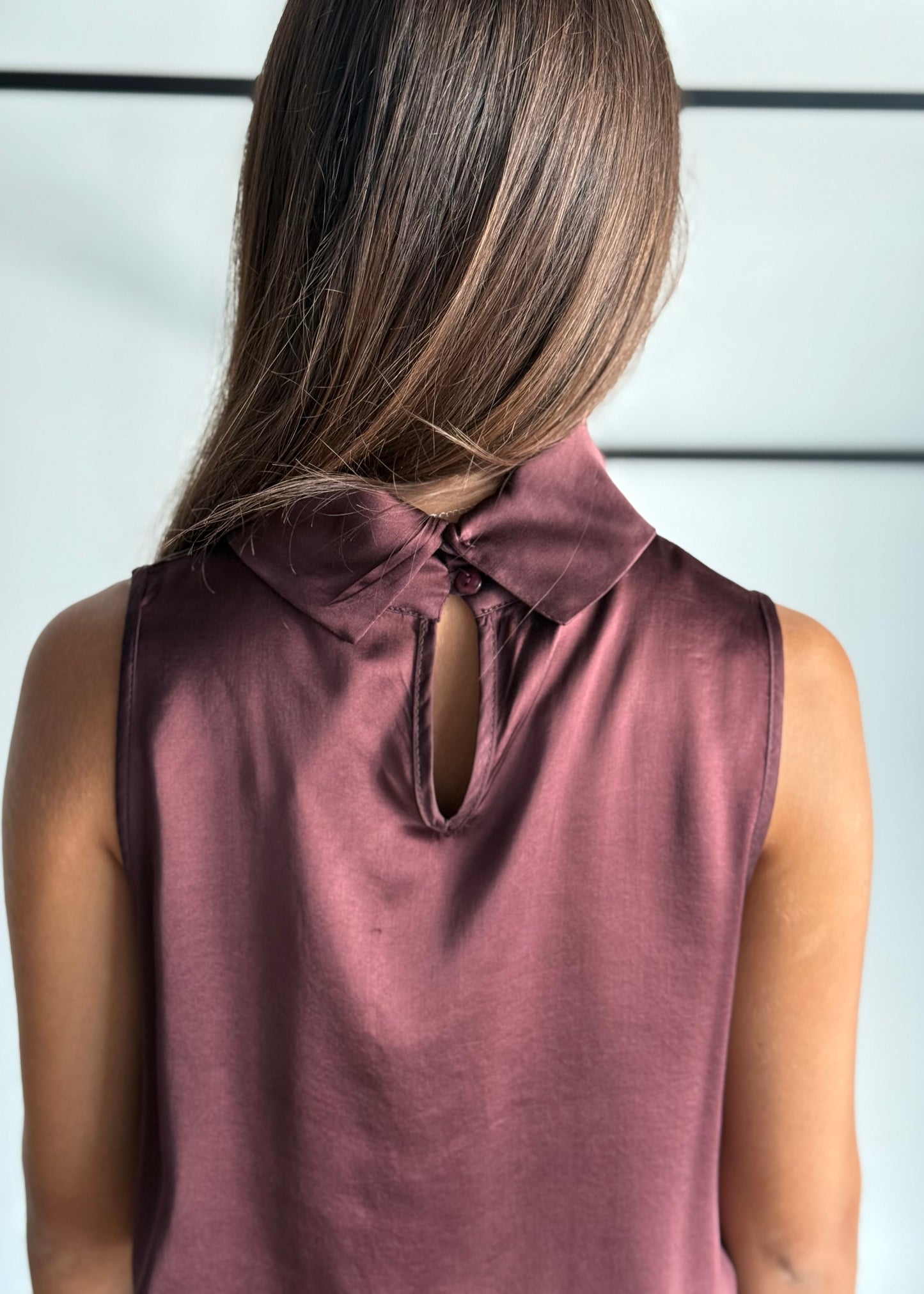 Top in viscosa con scollo lupetto -ZAHJR