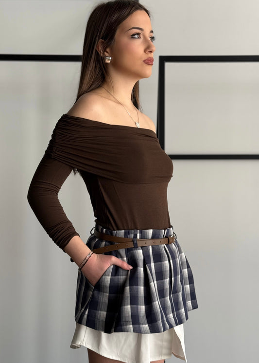 Top ZAHJR modello shiffer moro