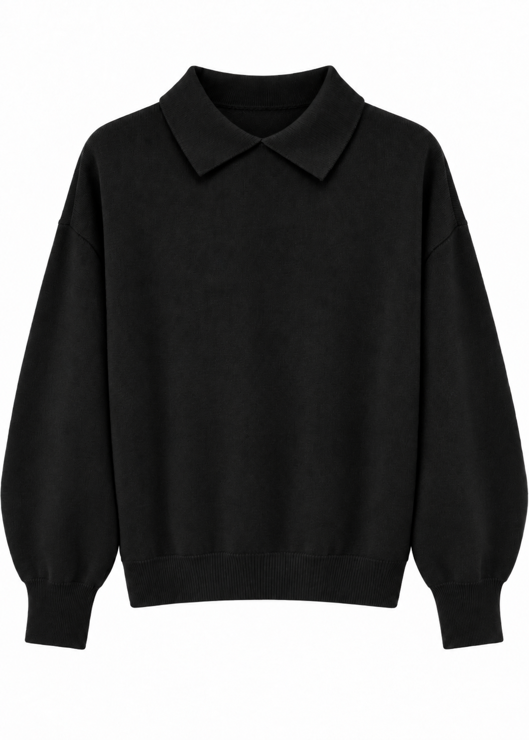Maglia polo nera - ZAHJR