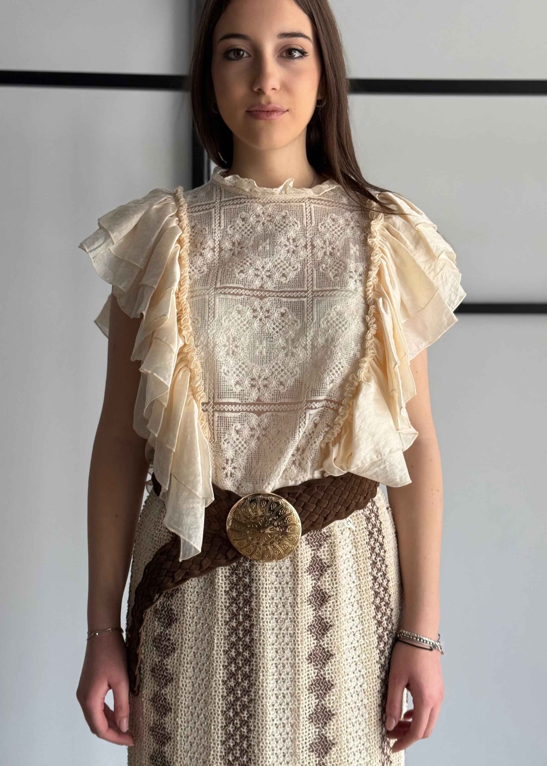 Top PHILIALOFT con rouches
