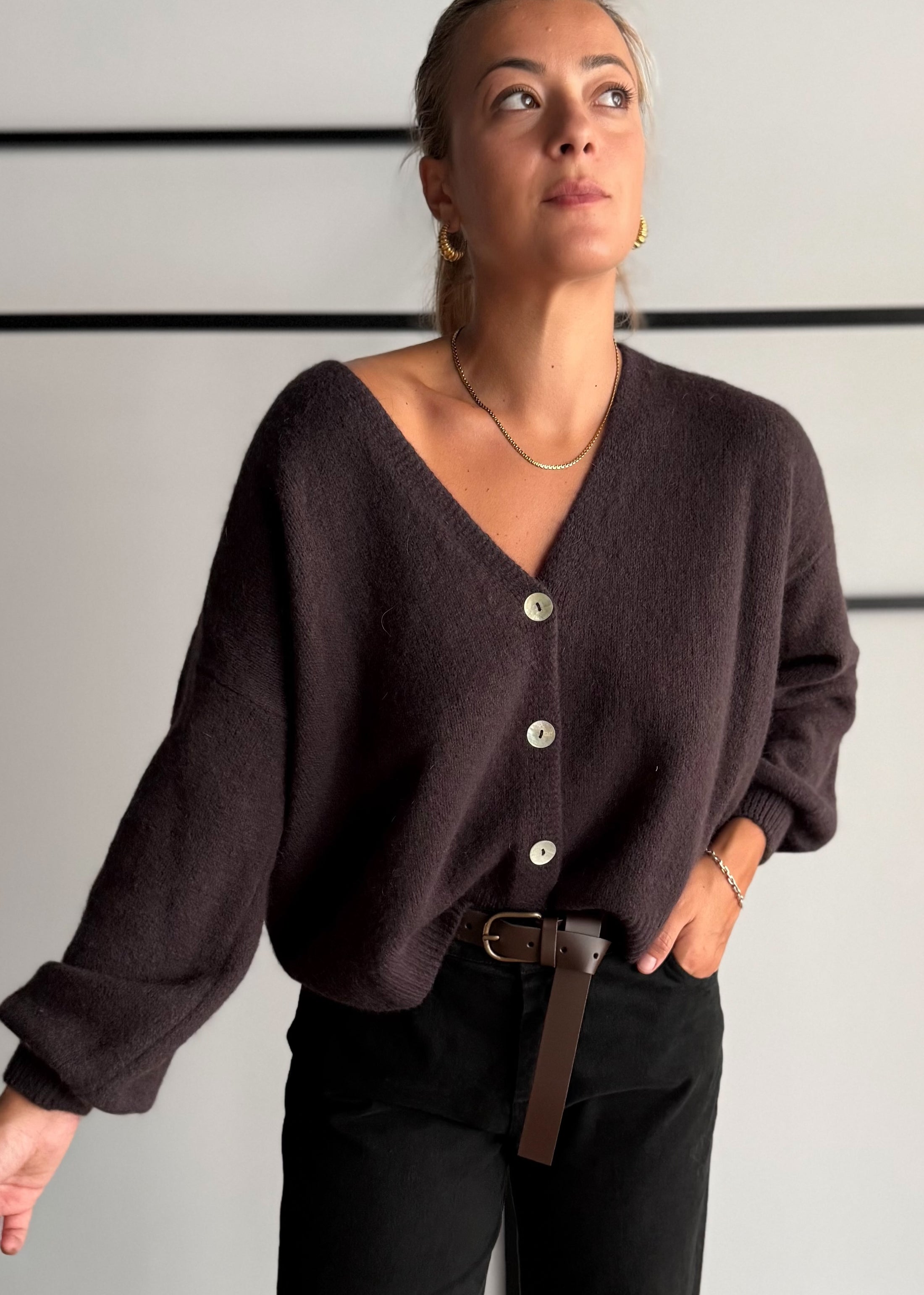 Cardigan moro over fluffy - PHILIALOFT