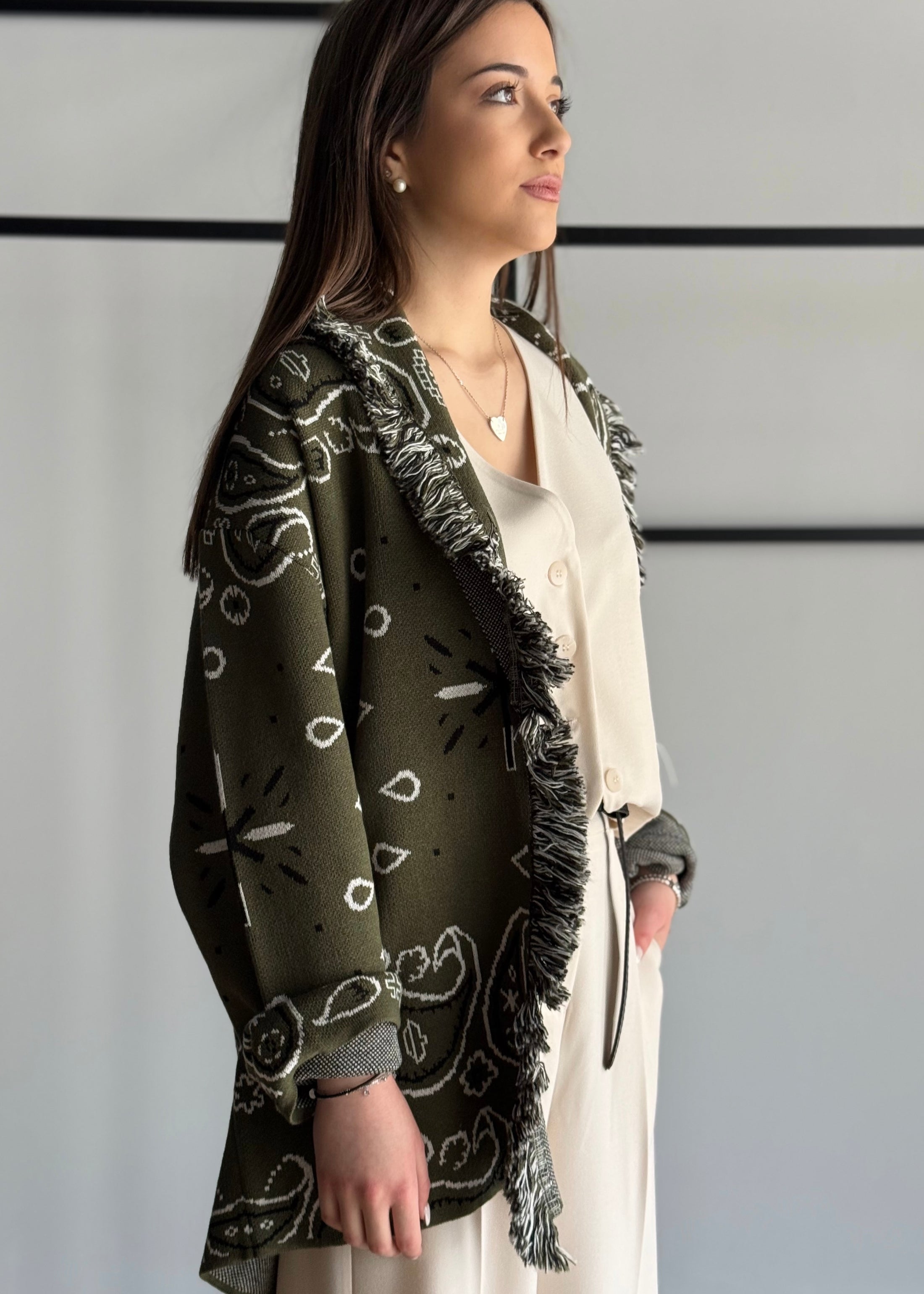 Cardigan KONTATTO jacquard