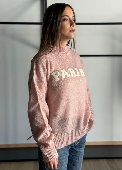 Maglia con ricamo -KONTATTO